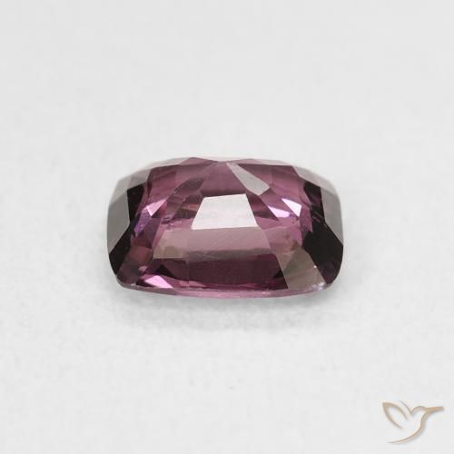 Spinelle Pourpre foncé naturelle Coussin, 1.00 ct, VS