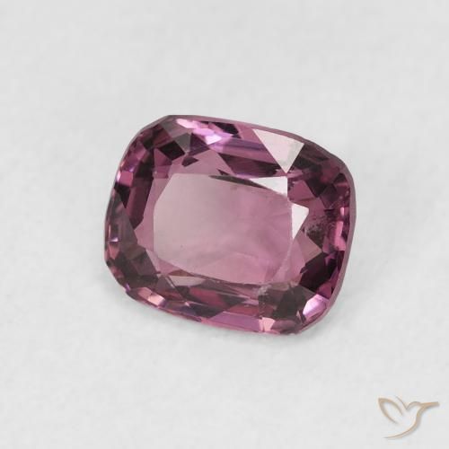 Spinelle Pourpre moyen naturelle Coussin, 1.27 ct, VS
