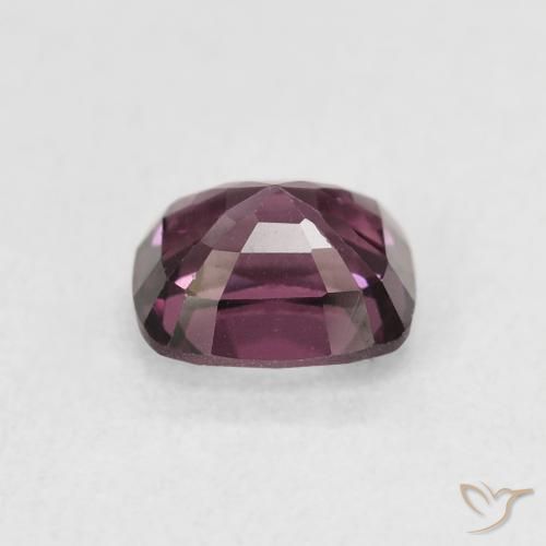 Spinelle Pourpre foncé naturelle Coussin, 1.20 ct, VS