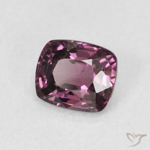 Spinelle Pourpre Sangria naturelle Coussin, 1.04 ct, VS