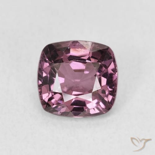 1.02ct Naturel Violet rougeâtre Spinelle, Coussin, VS