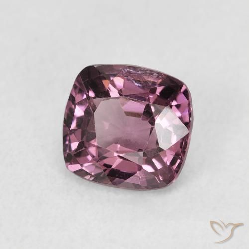 Spinelle Violet rougeâtre naturelle Coussin, 1.02 ct, VS