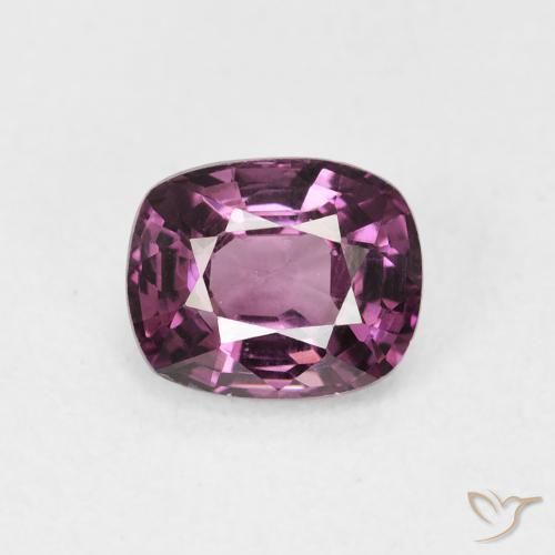 1.15ct Naturel Violet rougeâtre Spinelle, Coussin, VVS-VS