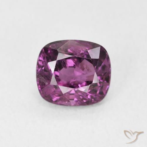 1.10ct Naturel Violet foncé Spinelle, Coussin, VS