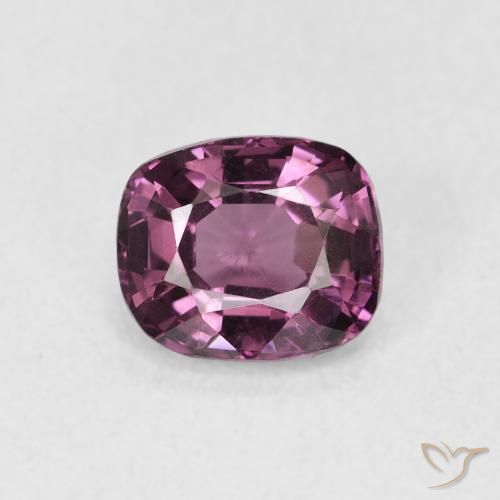 1.07ct Naturel Violet foncé Spinelle, Coussin, VS