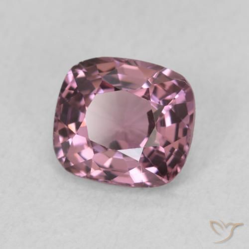 Spinelle Violet Rosâtre naturelle Coussin, 1.13 ct, VVS-VS