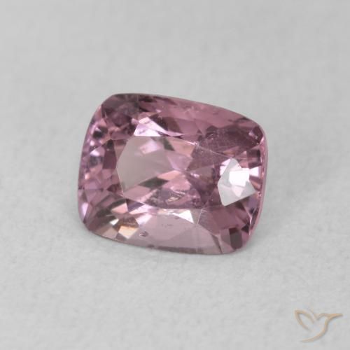 Spinelle Violet Rosâtre naturelle Coussin, 0.96 ct, VS