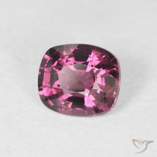 Spinelle Rouge Rapberry naturelle Coussin, 0.92 ct, VS
