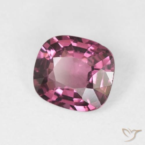 Spinelle Rose foncé naturelle Coussin, 0.95 ct, VS