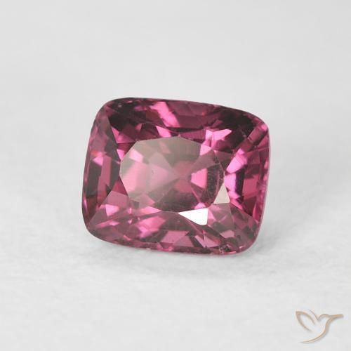 Spinelle Rouge Rapberry naturelle Coussin, 1.03 ct, VS