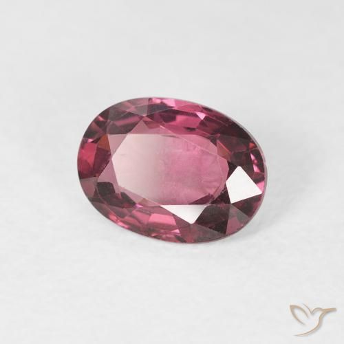 Spinelle Pourpre moyen naturelle ovale, 1.04 ct, VS