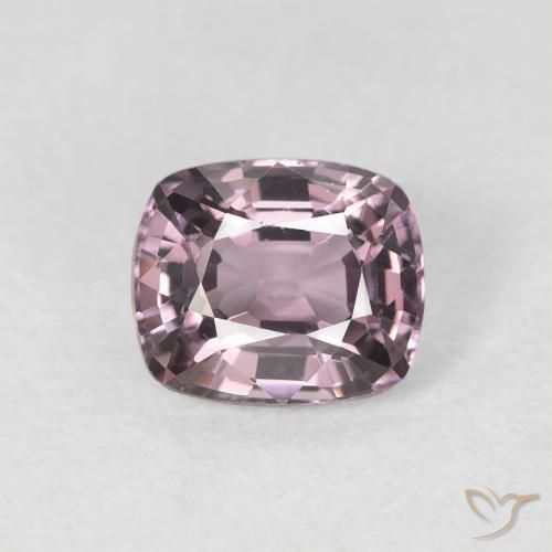 1.29ct Naturel Violet Rosâtre Spinelle, Coussin, VS
