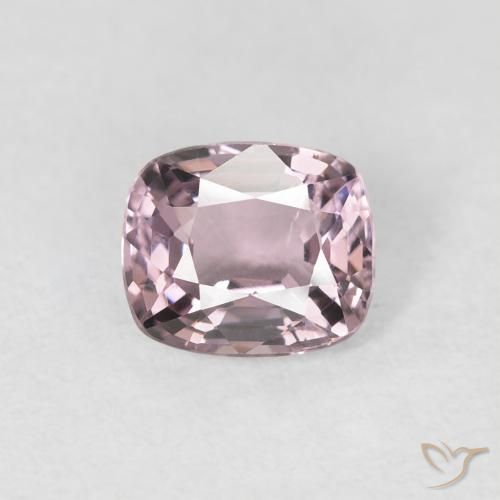 1.00ct Naturel Violet Rosâtre Spinelle, Coussin, VS