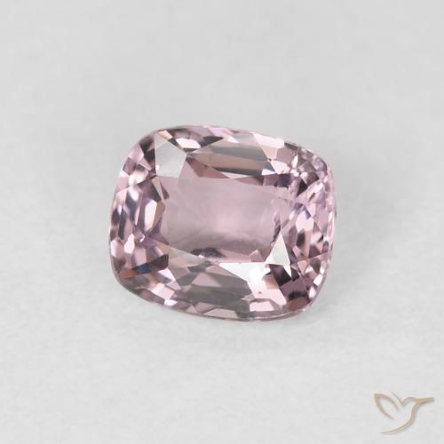 Spinelle Violet Rosâtre naturelle Coussin, 1.00 ct, VS