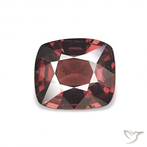 1.09ct Rouge foncé Spinelle, Coussin, VS