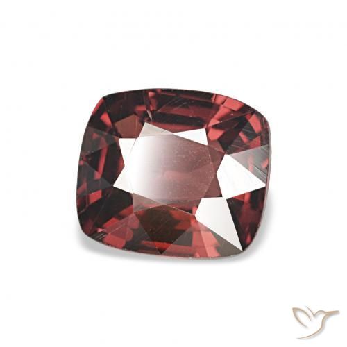 Spinelle Rouge foncé naturelle Coussin, 1.09 ct, VS