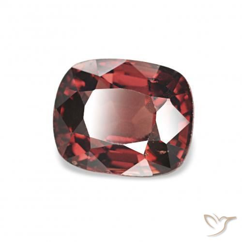 Spinelle Rouge écarlate naturelle Coussin, 1.12 ct, VS