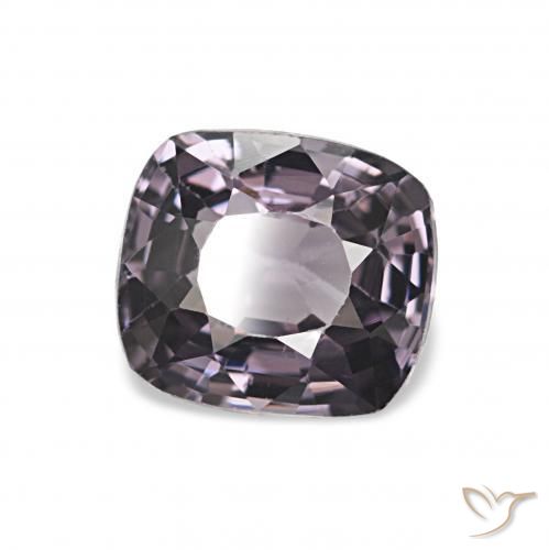 Spinelle Purplish Grey naturelle Coussin, 1.17 ct, VVS-VS
