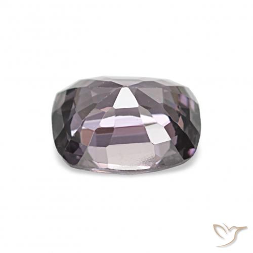 Spinelle Purplish Grey naturelle Coussin, 1.17 ct, VVS-VS