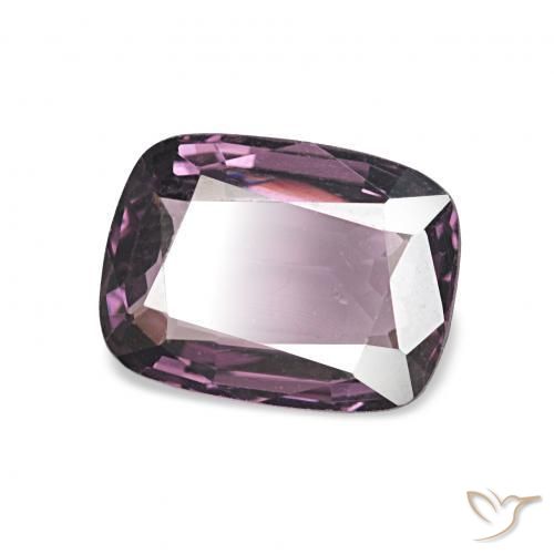 Spinelle Pourpre boysenberry naturelle Coussin, 1.35 ct, VVS-VS