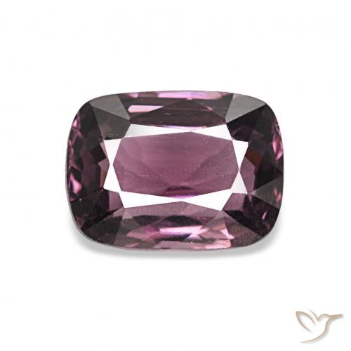 1.44ct Violet rougeâtre Spinelle, Coussin, VVS-VS