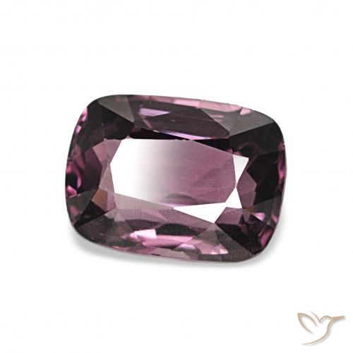 Spinelle Violet rougeâtre naturelle Coussin, 1.44 ct, VVS-VS