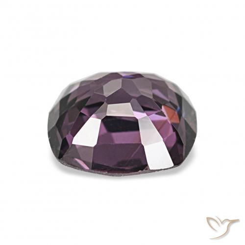 Spinelle Pourpre moyen naturelle Coussin, 1.36 ct, VVS-VS