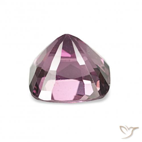 Spinelle Rouge pourpre profond naturelle Coussin, 1.38 ct, VVS