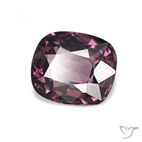 Spinelle Pourpre moyen naturelle Coussin, 1.24 ct, VVS