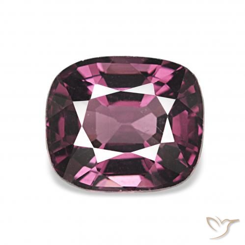 1.58ct Rouge pourpre profond Spinelle, Coussin, VVS