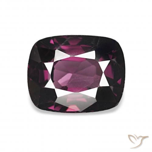 1.69ct Violet foncé Spinelle, Coussin, VVS