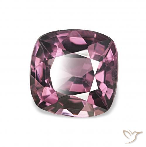Spinelle Pourpre prune naturelle Coussin, 1.40 ct, VVS