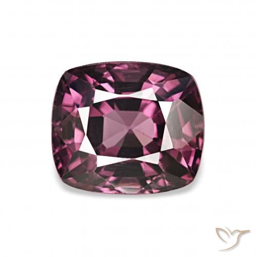 1.37ct Pourpre moyen Spinelle Pierres précieuses, Coussin, VVS