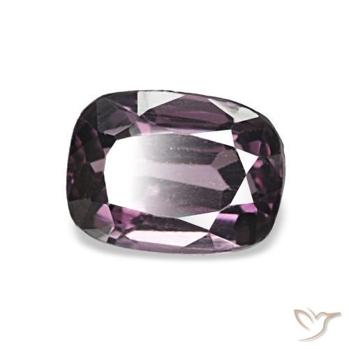 Spinelle Eggplant Purple naturelle Coussin, 1.06 ct, VS