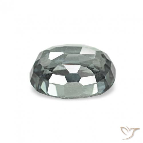 Spinelle Blue-Green Silver naturelle Coussin, 0.58 ct, VVS-VS