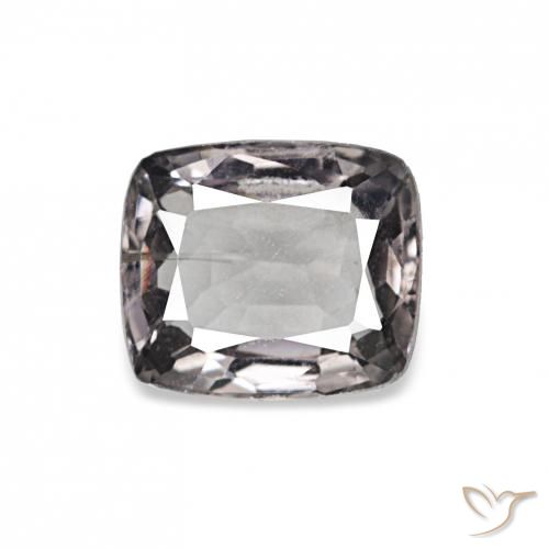 0.73ct Gris très clair Spinelle, Coussin, VVS-VS