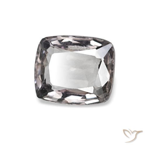 Spinelle Gris très clair naturelle Coussin, 0.73 ct, VVS-VS