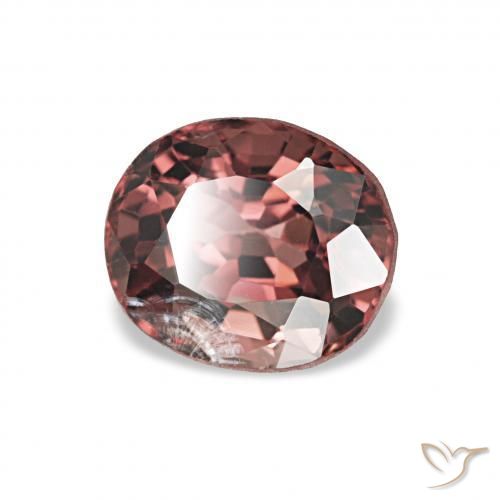 Spinelle Rouge foncé naturelle ovale, 0.80 ct, VS-SI