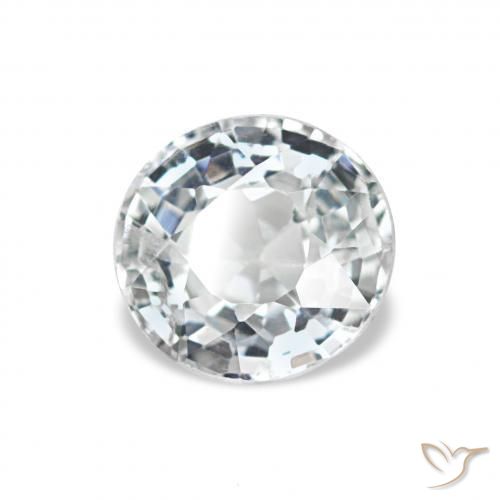 Spinelle Blanc bleuâtre naturelle Tour, 0.73 ct, VS