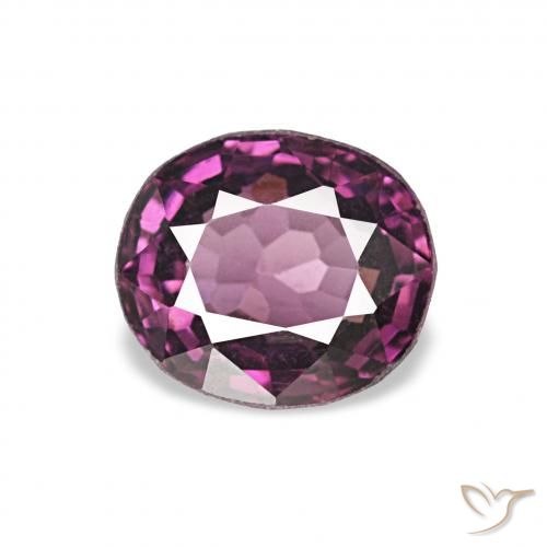 0.81ct Pourpre boysenberry Spinelle Pierres précieuses, ovale, VVS-VS