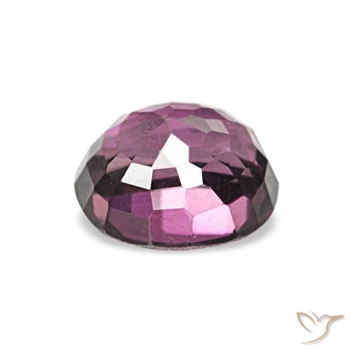 Spinelle Pourpre boysenberry naturelle ovale, 0.81 ct, VVS-VS