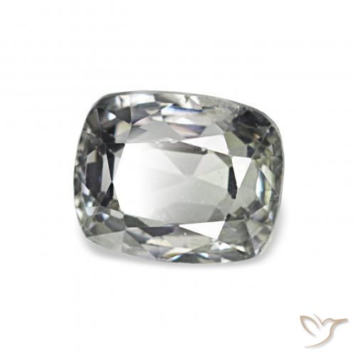 Spinelle Gris moyen naturelle Coussin, 0.88 ct, VVS-VS