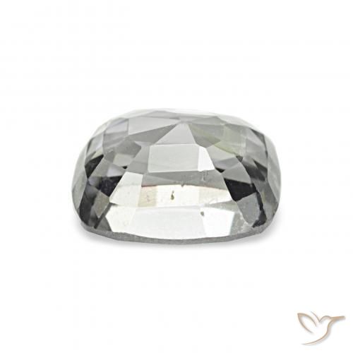 Spinelle Gris moyen naturelle Coussin, 0.88 ct, VVS-VS