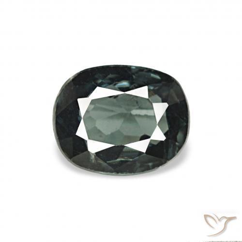 0.63ct Vert moyen Spinelle, Coussin, VVS-VS