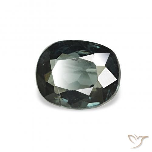Spinelle Vert moyen naturelle Coussin, 0.63 ct, VVS-VS