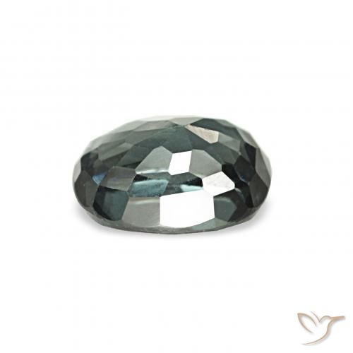 Spinelle Vert moyen naturelle Coussin, 0.63 ct, VVS-VS