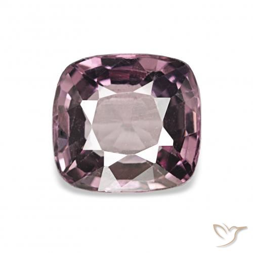 Spinelle Ton pourpre raisin naturelle Coussin, 1.30 ct, VVS-VS