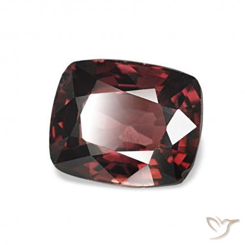 Spinelle Vin rouge naturelle Coussin, 1.49 ct, VVS-VS