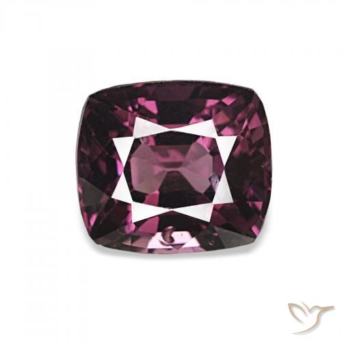 1.76ct Medium Dark-Purple Spinelle Pierres précieuses, Coussin, VVS-VS