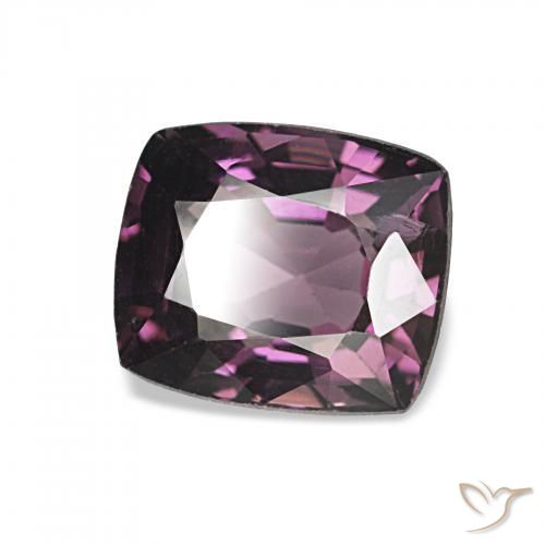 Spinelle Pourpre foncé naturelle Coussin, 1.82 ct, VVS-VS
